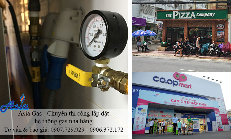 Chuyên lắp đặt hệ thống gas nhà hàng TPHCM - ASIA GAS