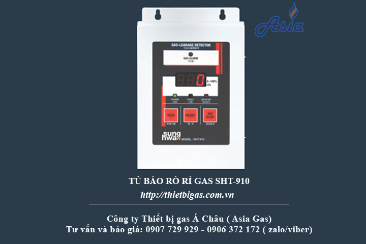 Tủ báo rò rỉ gas SHT-910 sunghwa hàn quốc chính hãng