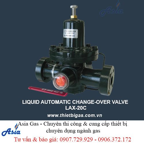 van điều áp gas nhập Nhật Bản LIQUID AUTOMATIC CHANGE-OVER VALVE LAX-20C