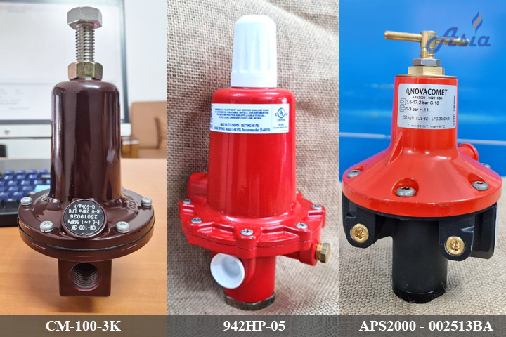Van điều áp gas cấp 1 giảm áp suất cao từ bình gas, bồn gas xuống áp suất trung bình