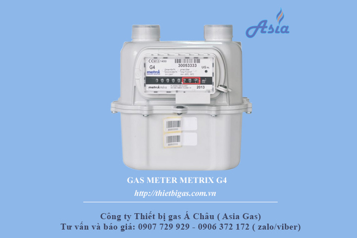 Đồng hồ đo lưu lượng gas cao áp g4 metrix italia ý