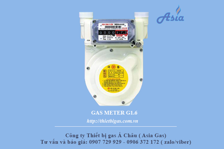 Đồng hồ đo lưu lượng gas thấp áp G1.6 Keuk Dong Hàn Quốc