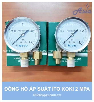 ĐỒNG HỒ ĐO ÁP SUẤT GAS 2 MPA