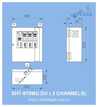 TỦ ĐIỀU KHIỂN TRUNG TÂM SHT-970MU.DU