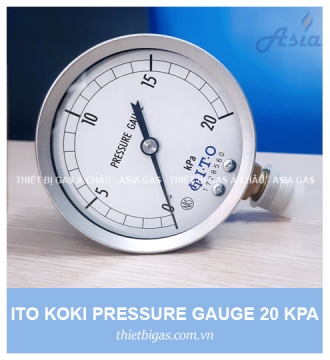 ĐỒNG HỒ ĐO ÁP SUẤT GAS 20 KPA