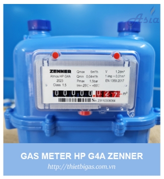 ĐỒNG HỒ LƯU LƯỢNG GAS HP G4A ZENNER