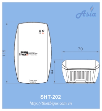 ĐẦU DÒ GAS CÔNG NGHIỆP SHT-202