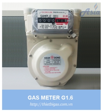 ĐỒNG HỒ ĐO LƯU LƯỢNG GAS THẤP ÁP G1.6