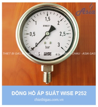 ĐỒNG HỒ ĐO ÁP SUẤT GAS P252 WISE