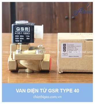 VAN ĐIỆN TỪ GSR TYPE 40, 230V, NC, DN8-DN25