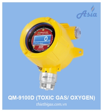 CẢM BIẾN GIÁM SÁT KHÍ ĐỘC, OXY CÓ MÀN HÌNH QM-9100D