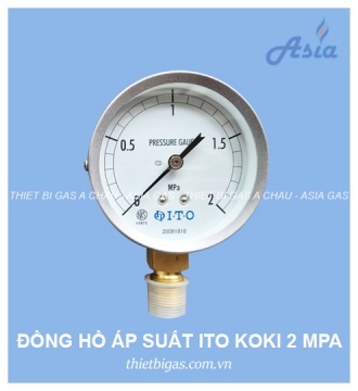 ĐỒNG HỒ ĐO ÁP SUẤT GAS 2 MPA