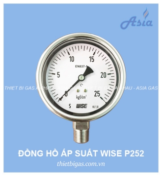 ĐỒNG HỒ ĐO ÁP SUẤT GAS P252 WISE
