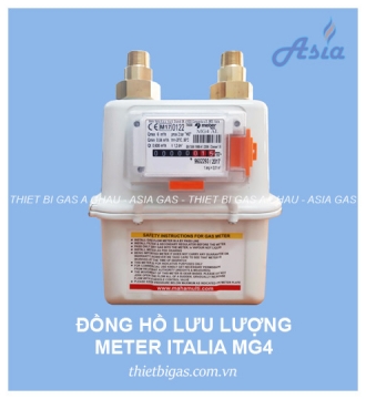 ĐỒNG HỒ ĐO LƯU LƯỢNG GAS MG4 METER ITALY
