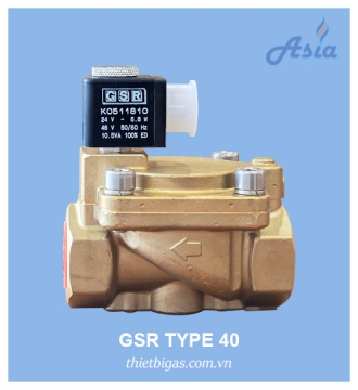 VAN ĐIỆN TỪ GSR TYPE 40, 24V, NC, DN8-DN25